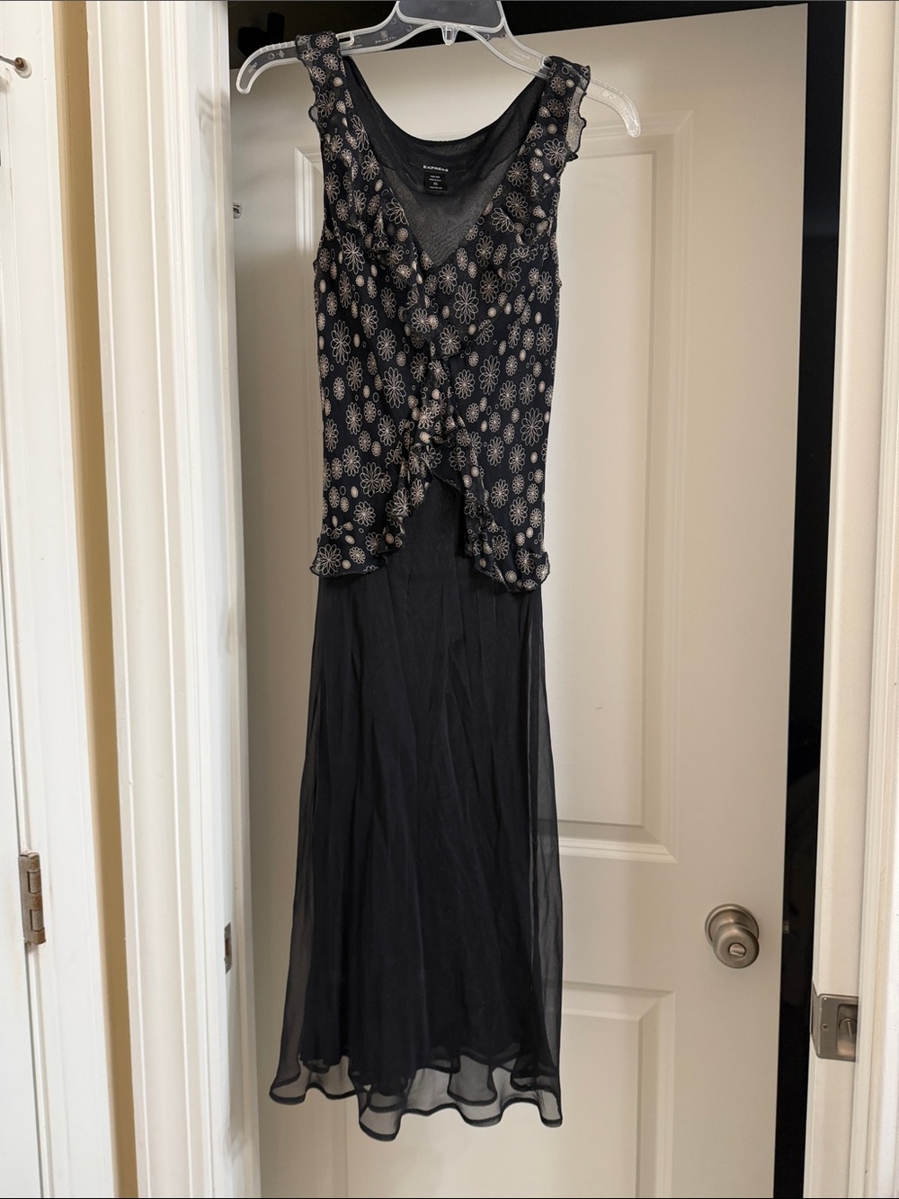 Express  Floral Black Maxi dress